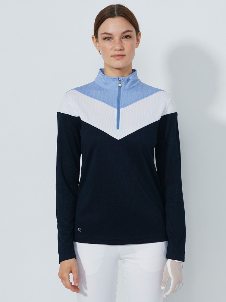 BLOCK LONG-SLEEVED TOP