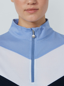 BLOCK LONG-SLEEVED TOP