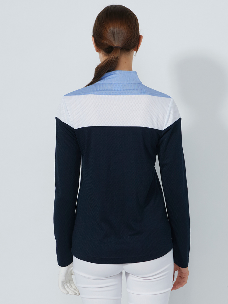 BLOCK LONG-SLEEVED TOP