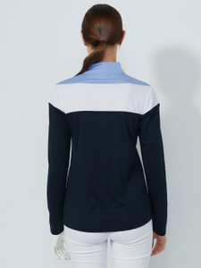 BLOCK LONG-SLEEVED TOP
