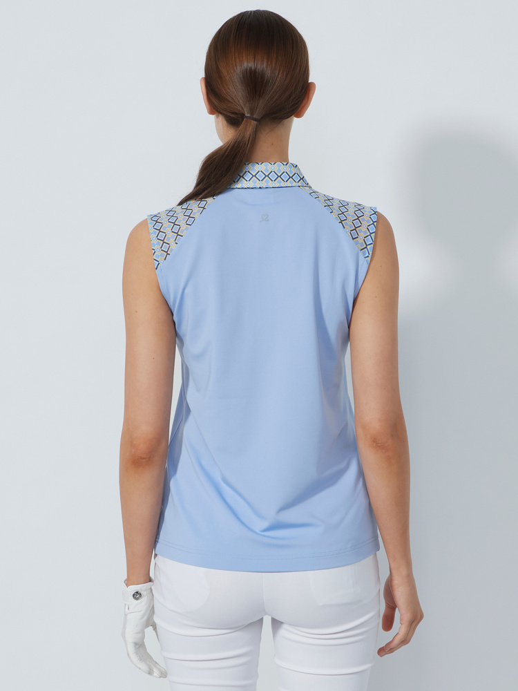 GATHERED SLEEVELESS TOP
