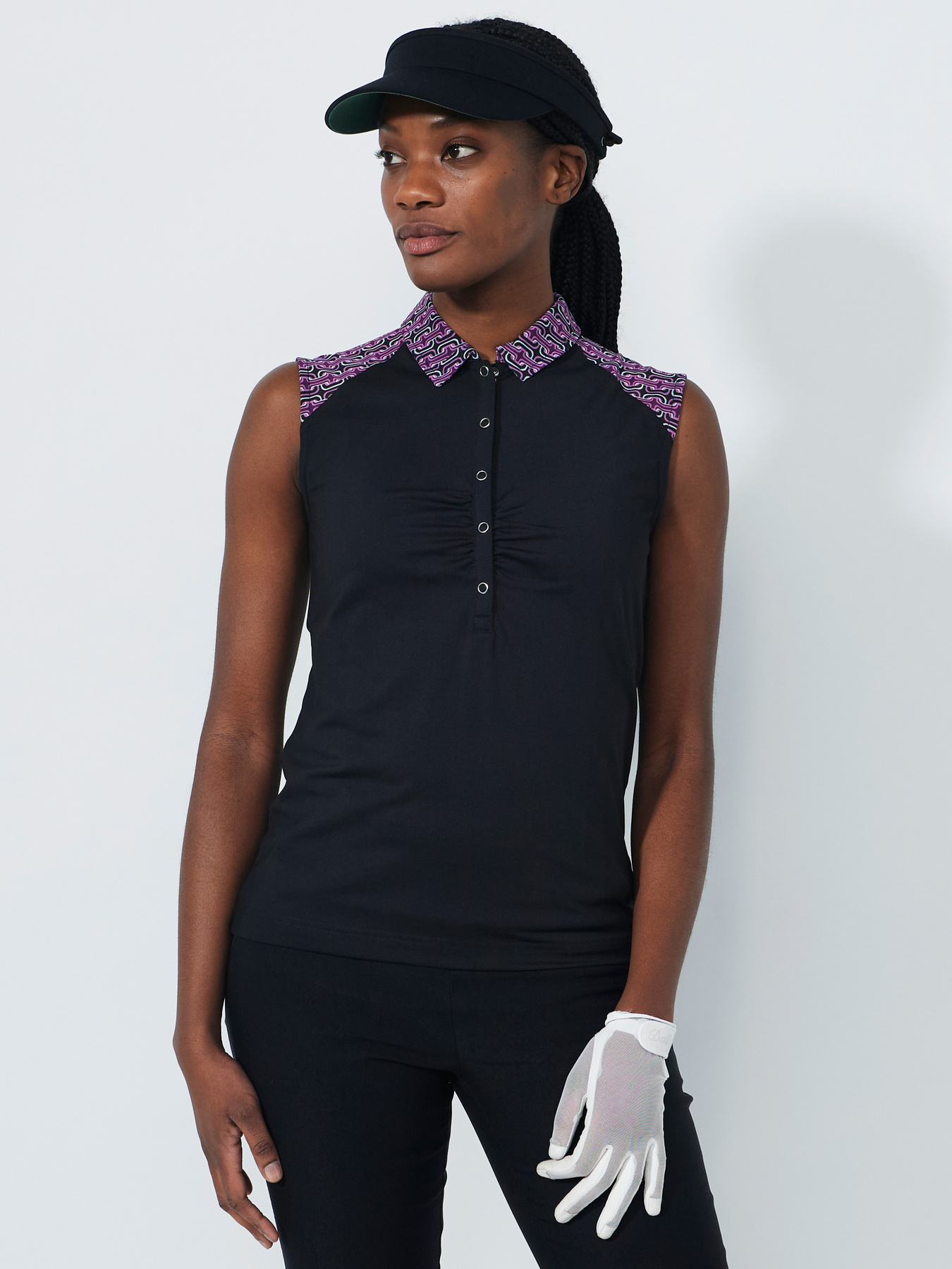 GATHERED SLEEVELESS TOP