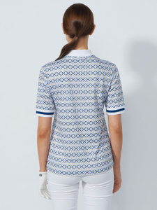 PRINTED SHORT-SLEEVED TOP