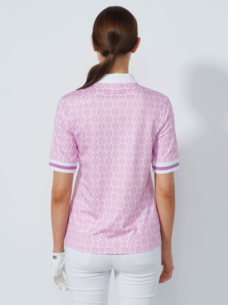 DAILY SPORTS ピンク ゴルフシャツ Mサイズ Women's Golf Clothing - Daily Sports