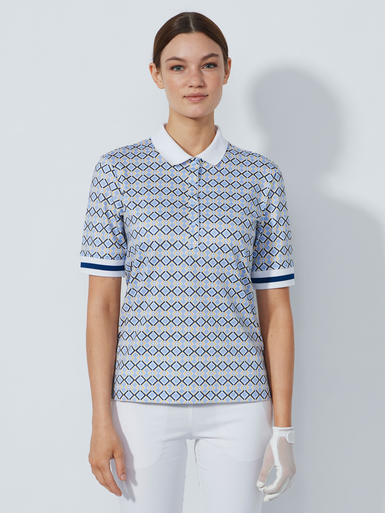 PRINTED SHORT-SLEEVED TOP