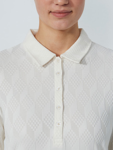 GRAPHIC JAQUARD LONG-SLEEVED TOP