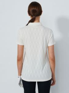 JAQUARD SHORT-SLEEVED TOP