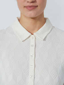 JAQUARD SHORT-SLEEVED TOP