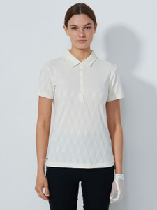 JAQUARD SHORT-SLEEVED TOP