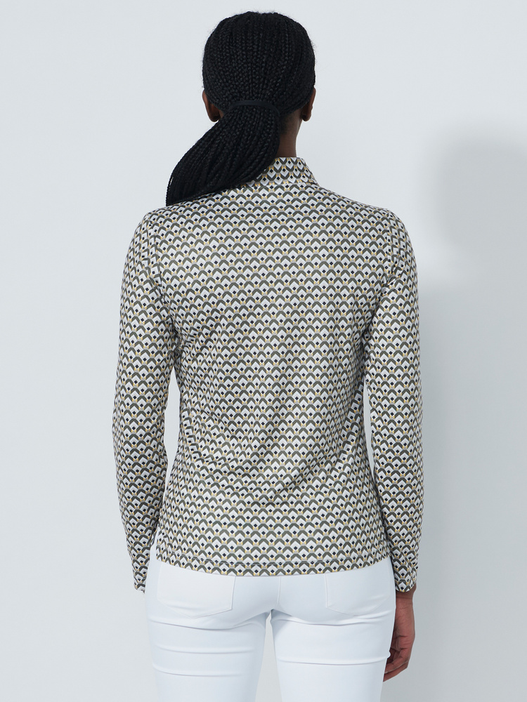 PRINTED LONG-SLEEVED TOP