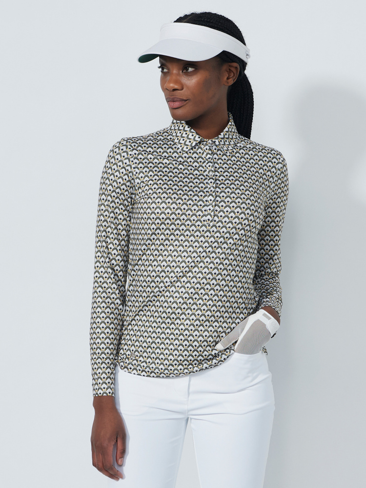 PRINTED LONG-SLEEVED TOP