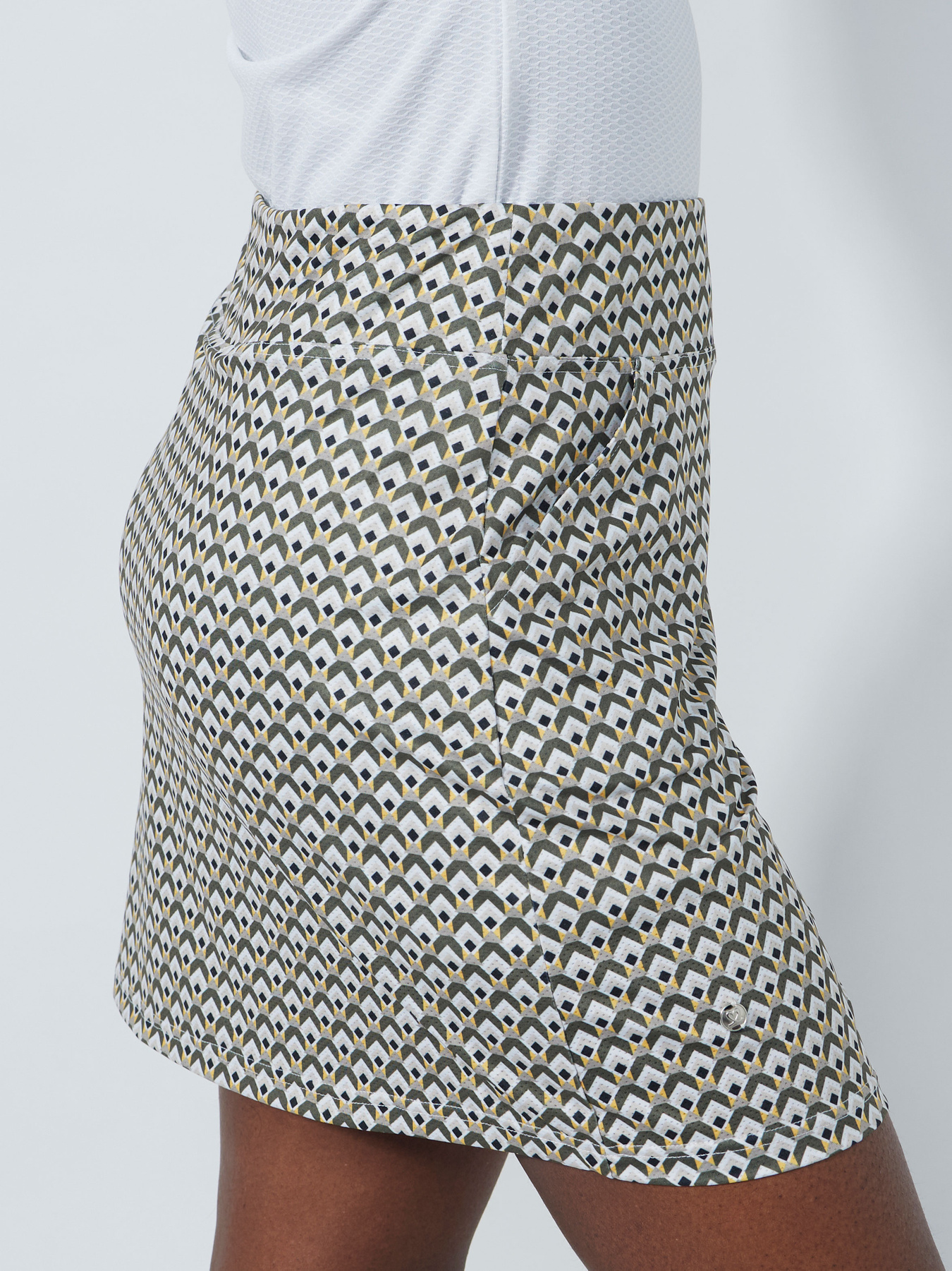 PRINTED SKORT 45 CM