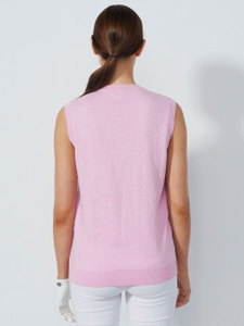 JACQUARD V-NECK VEST