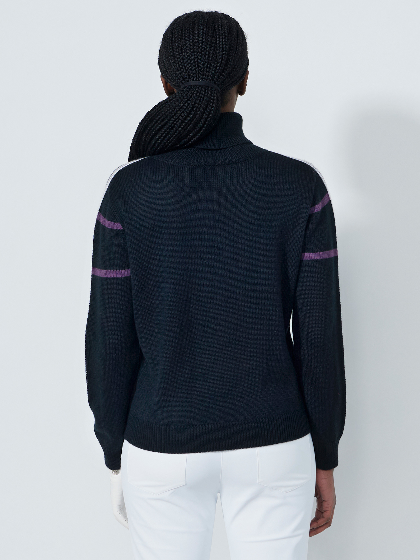 LOGO ROLL-NECK PULLOVER