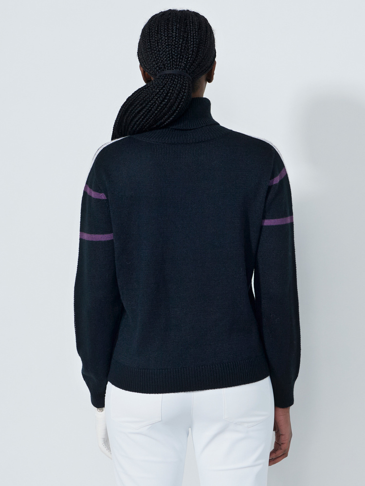 LOGO ROLL-NECK PULLOVER