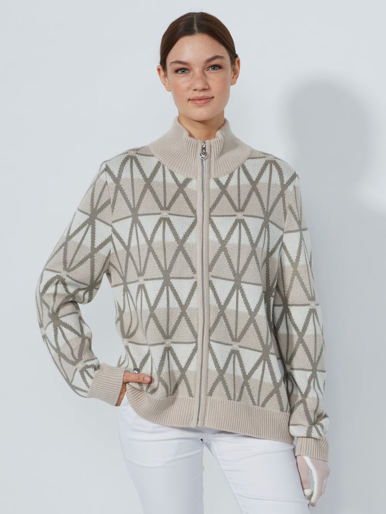 ARGYLE CARDIGAN LINED