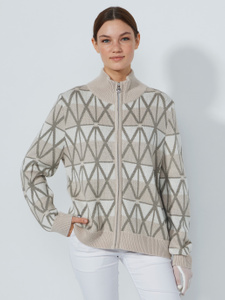 ARGYLE CARDIGAN LINED