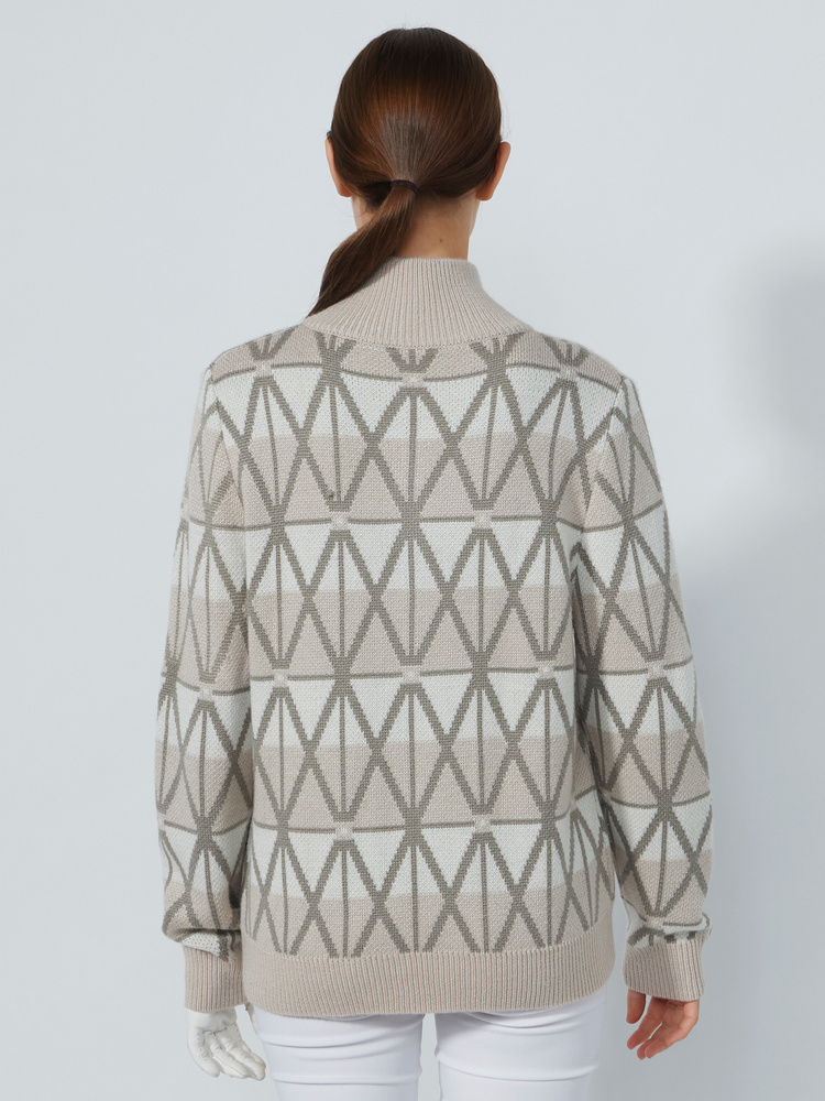 ARGYLE CARDIGAN LINED