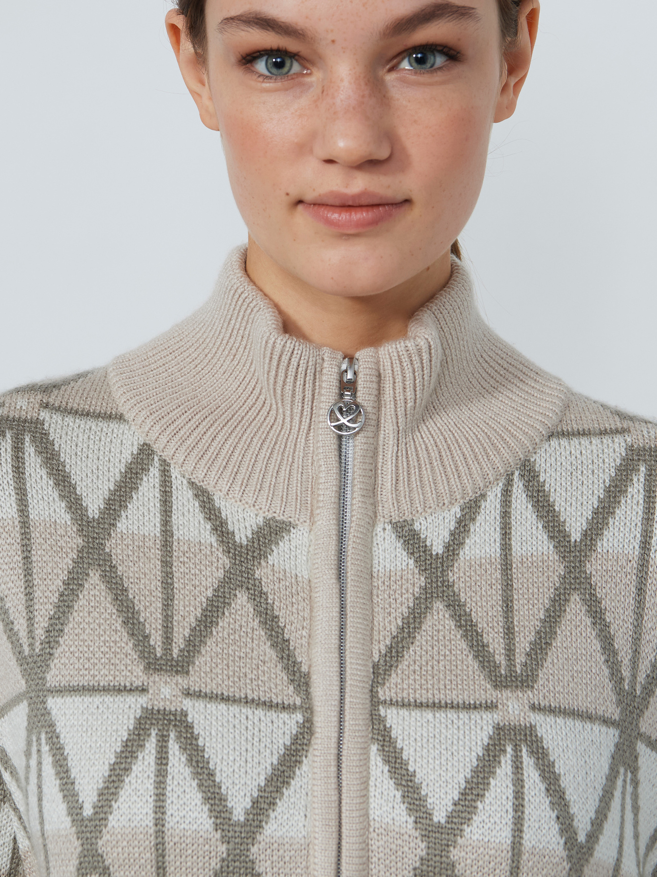 ARGYLE CARDIGAN LINED