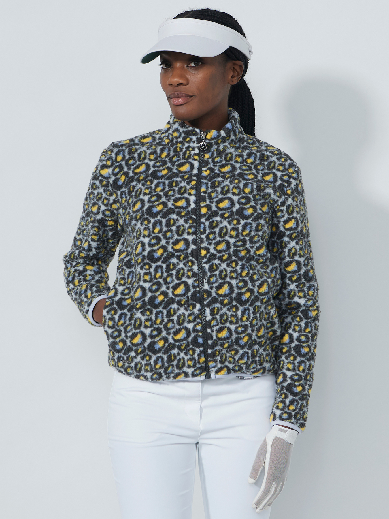 JACQUARD FLEECE JACKET