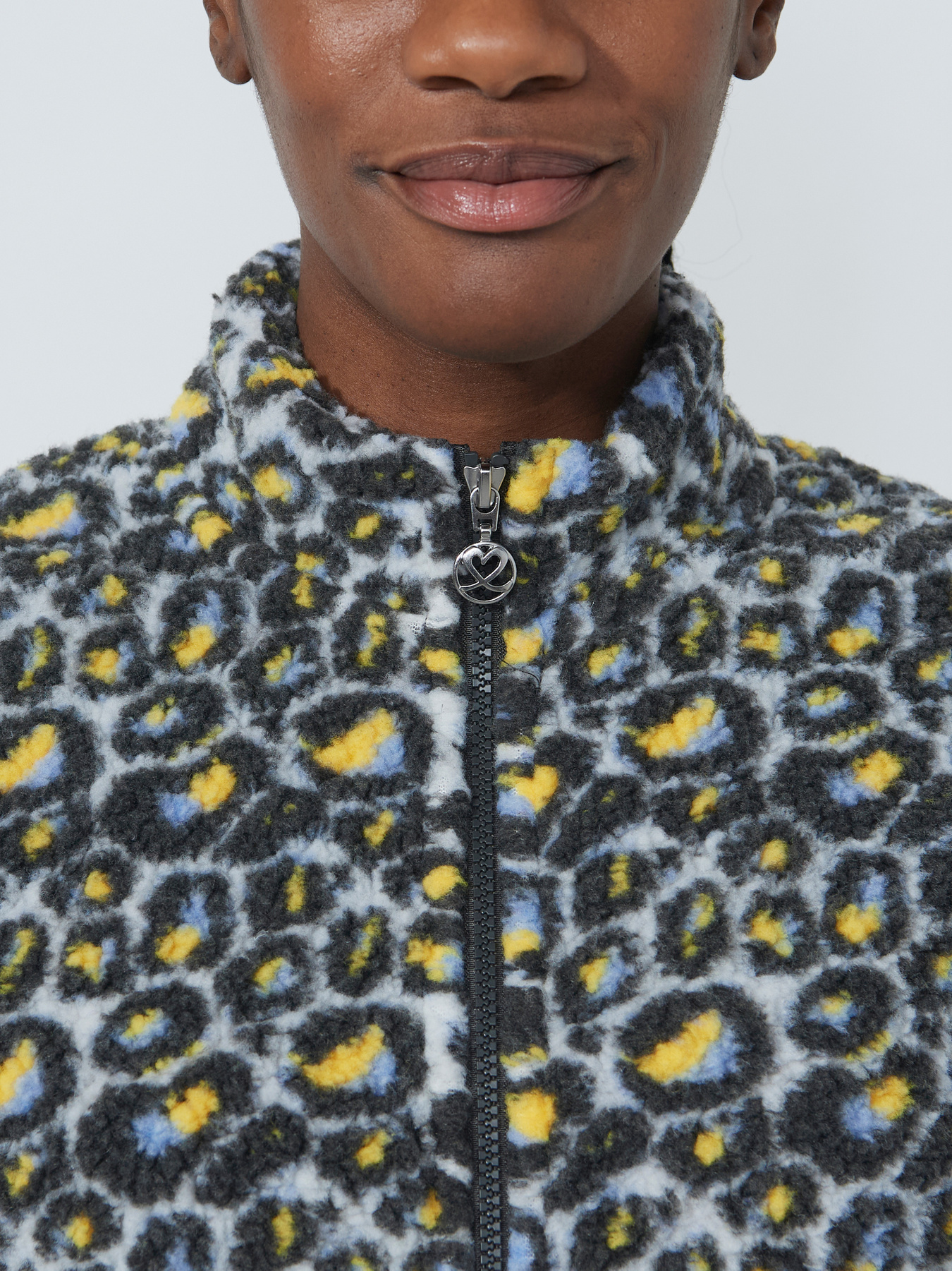 JACQUARD FLEECE JACKET