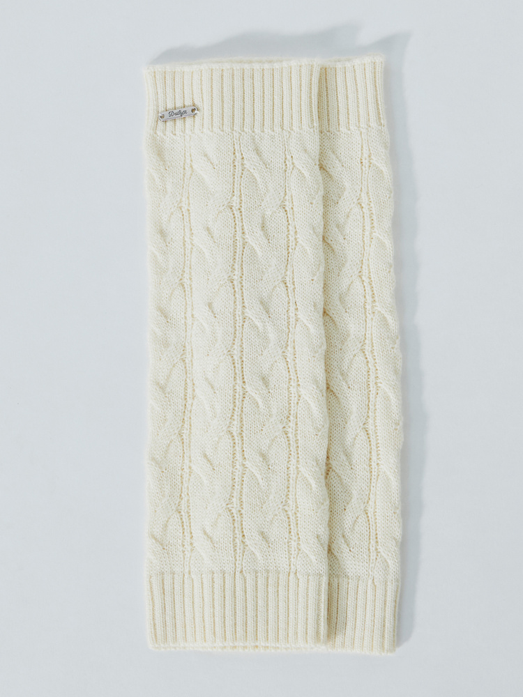 CABLE KNIT LEG WARMER