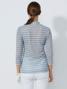 BREEZE MESH 3/4 SLEEVE TOP