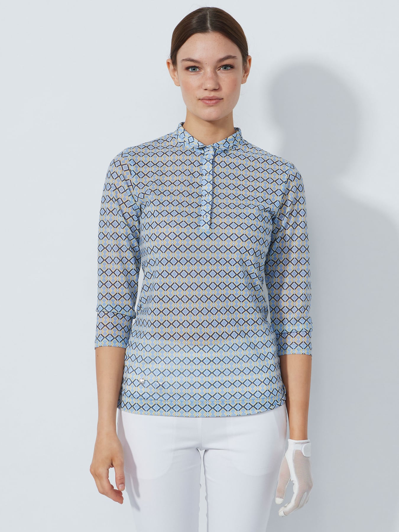 BREEZE MESH 3/4 SLEEVE TOP