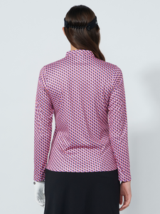 PRINTED LONG-SLEEVED TOP