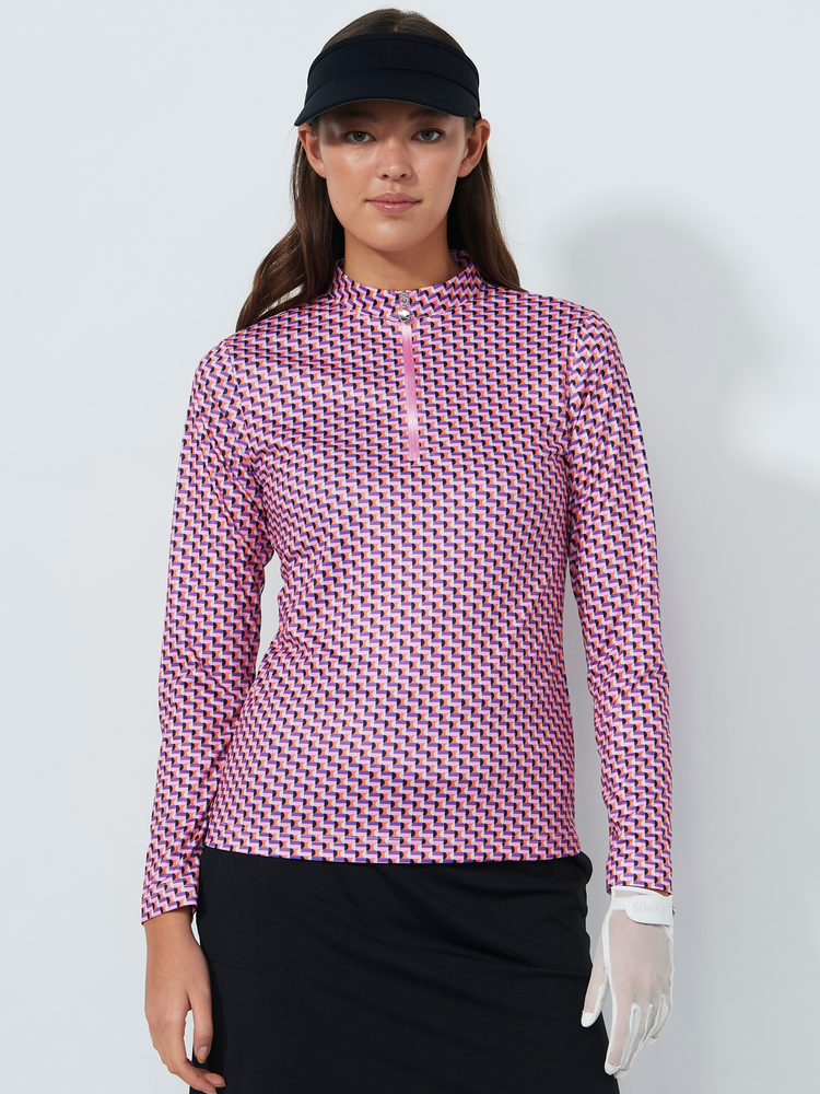 PRINTED LONG-SLEEVED TOP