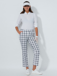 PLAID ANKLE PANTS