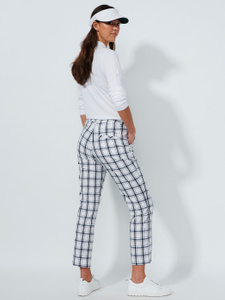 PLAID ANKLE PANTS