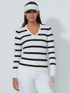 Stripe Madelene Pullover