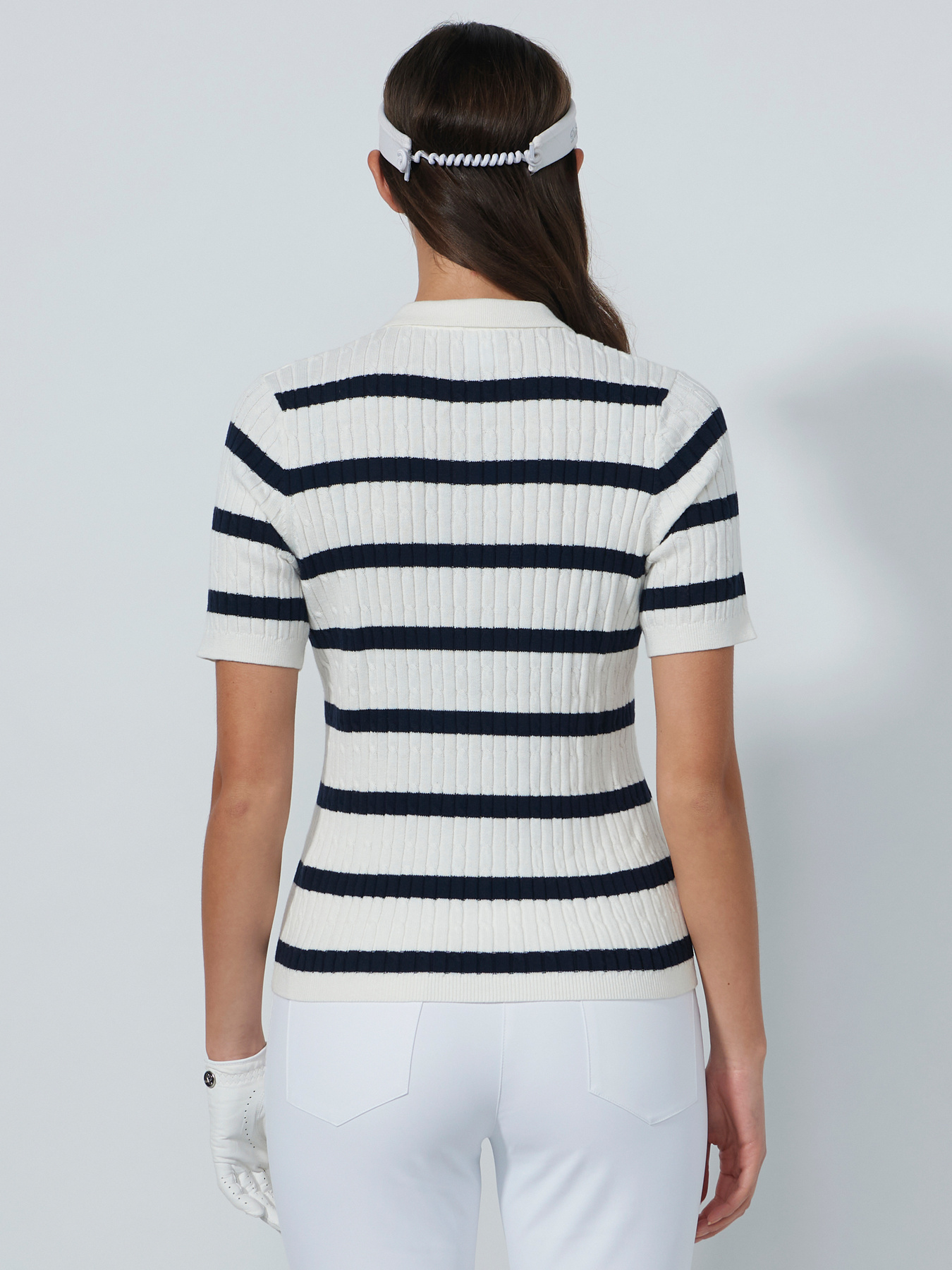 Stripe Madelene 1/2S Polo shirt