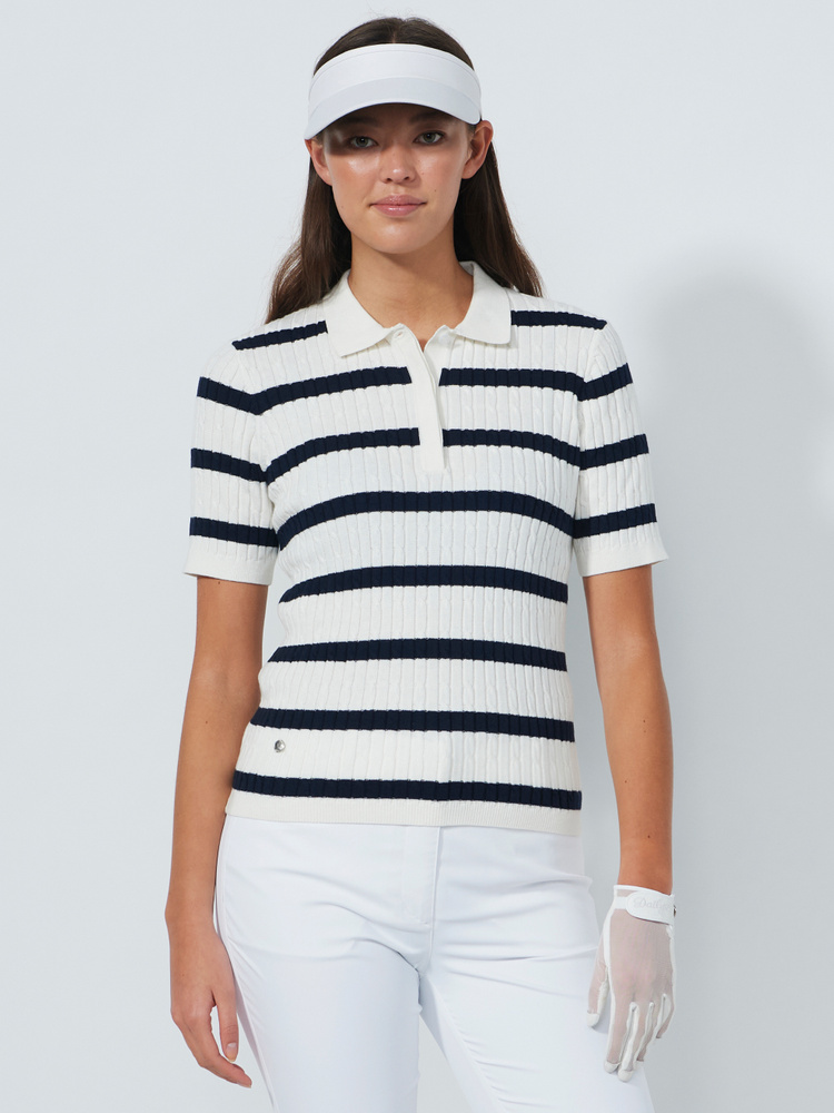 Stripe Madelene 1/2S Polo shirt