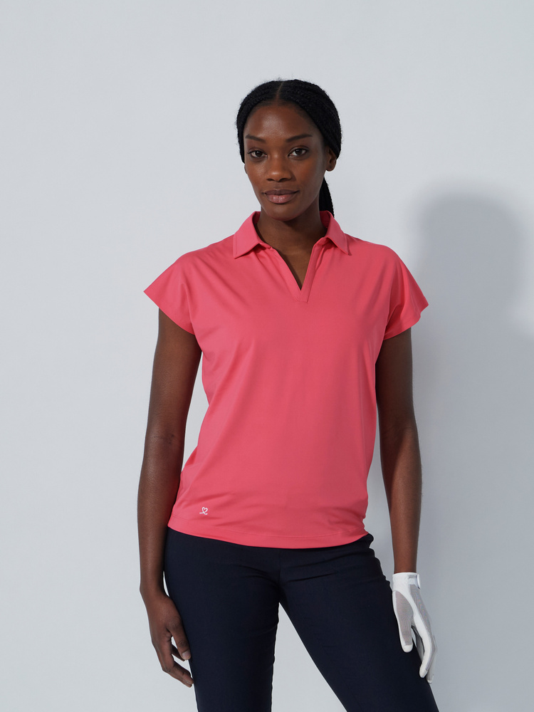 softハードPOLOトップス Bella Birdie Cap Sleeve Polo – Daily Sports